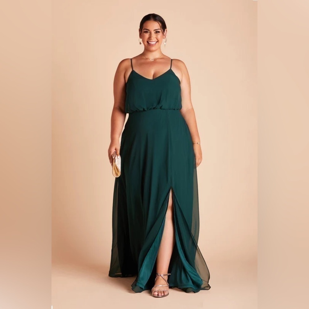 NWT Birdy Grey Gwennie Dress in Chiffon Emerald